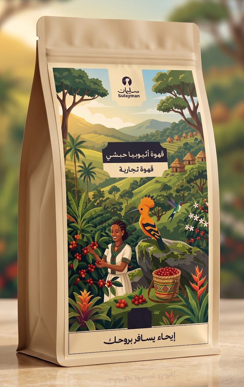 قهوة اثيوبيا حبشي وسط