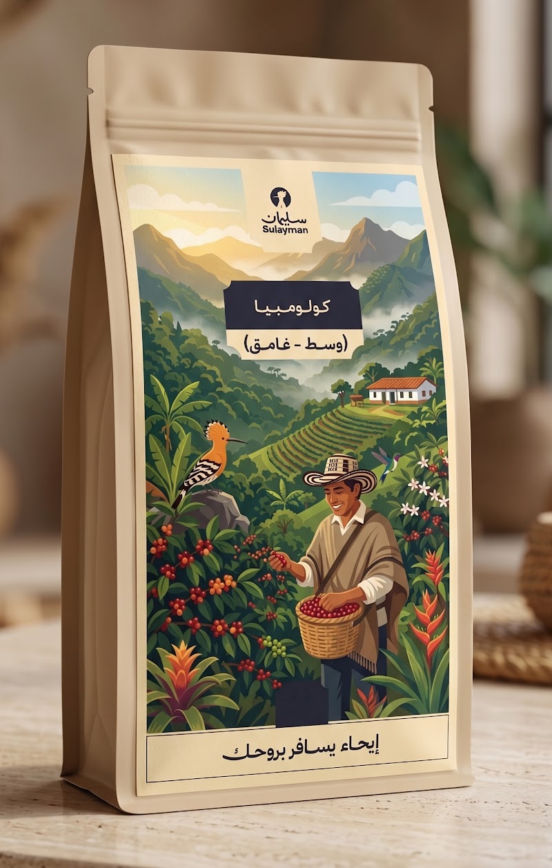 قهوة كولومبي داكن